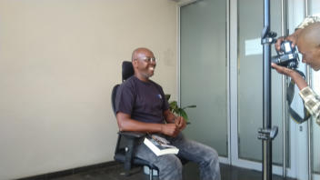 Strong Wind interview at the Gauteng Premier's office